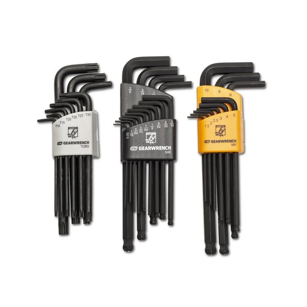 Gearwrench 31PC SAEMETTOR MAG END HEX KEY SET KDT83527